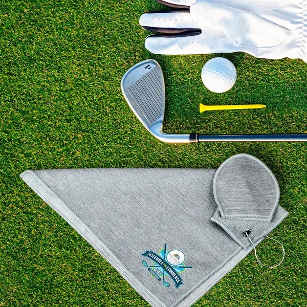 RPET Heather Golf Towel... from ASI 30208 A P Specialties / AP Specialties
