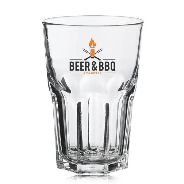 14 oz. tall beer glass with hexagon-shaped body.... from ASI 39552 BEL Promo
