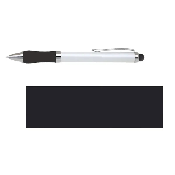 Brass ballpoint pen with stylus tip and gift box.... from ASI 39552 BEL Promo