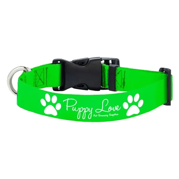 Adjustable polyester pet collar with buckle release.... from ASI 39552 BEL Promo