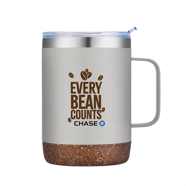 12 oz. vacuum mug with cork bottom and stainless steel liner... from ASI 44900 NC Custom (CI/Lanco) / Lanco