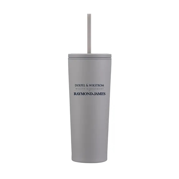 24 oz. vacuum sealed travel mugs with powdered finish and color... from ASI 68190 Lungsal / Lungsal