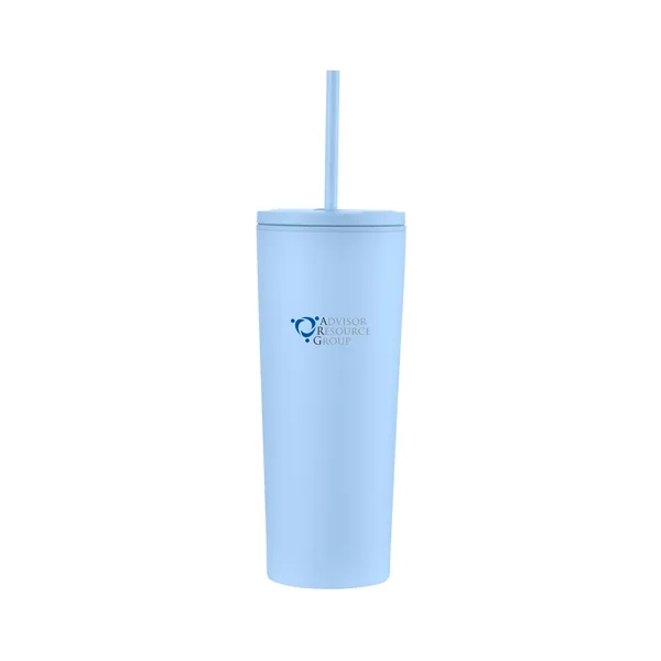 24 oz. vacuum sealed travel mugs with powdered finish and color... from ASI 68190 Lungsal / Lungsal