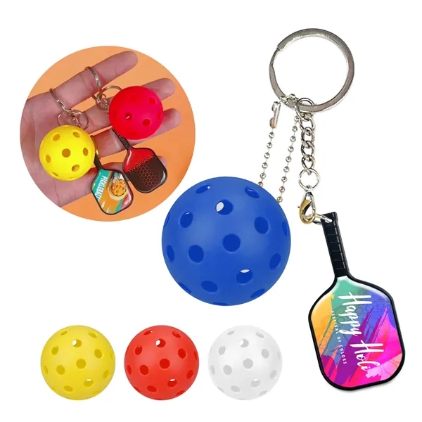 Epoxy Pickleball Paddle /with Ball Keychain... from ASI 41511 Brainchild USA Inc