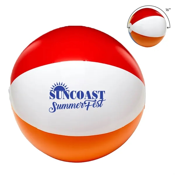 16" PVC beach ball.... from ASI 63549 Jornik Manufacturing Corp