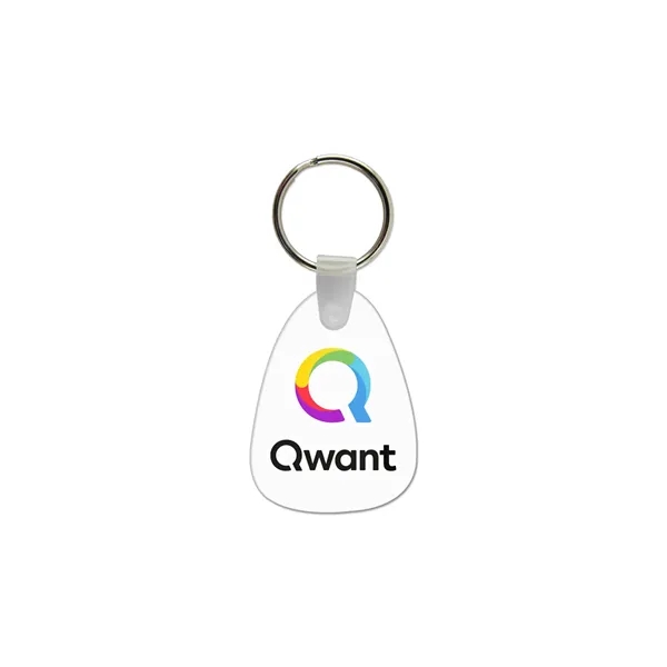 Tear drop shaped vinyl keychain with a split ring.... from ASI 98360 WOWLine / WOWLine®