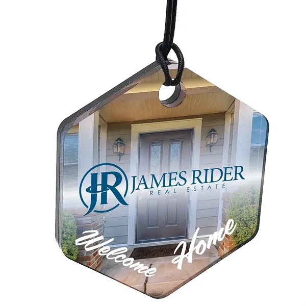 Acrylic Bottle Neck Charm Full Color Digital graphic.... from ASI 72521 Morris Magnets / Laser Cuts