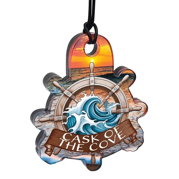 Acrylic Bottle Neck Charm Full Color Digital graphic.... from ASI 72521 Morris Magnets / Laser Cuts