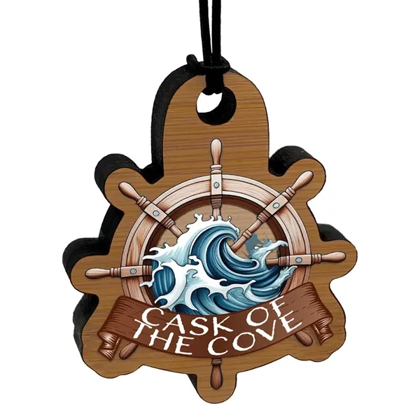 Bamboo Bottle Neck Charm Full Color Digital graphic.... from ASI 72521 Morris Magnets / Laser Cuts