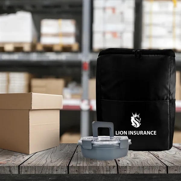 Sporty Recycled Lunch Box Set... from ASI 30208 A P Specialties / AP Specialties