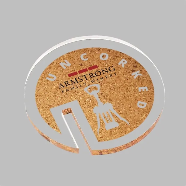 Acrylic Drink Charm for the rim of a glass.... from ASI 72521 Morris Magnets / Laser Cuts