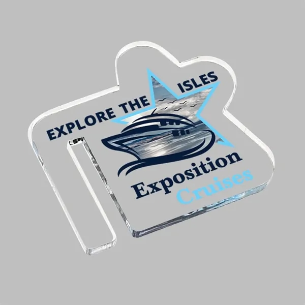 Acrylic Drink Charm for the rim of a glass.... from ASI 72521 Morris Magnets / Laser Cuts