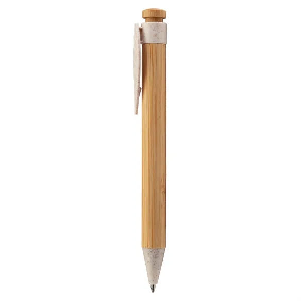 Ficus Bamboo & Wheat Straw Ballpoint Pen.... from ASI 46755 Cosmo Promos