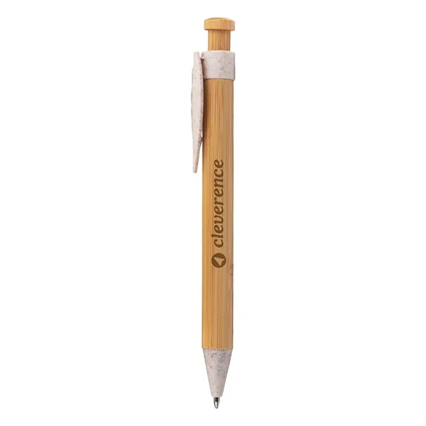Ficus Bamboo & Wheat Straw Ballpoint Pen.... from ASI 46755 Cosmo Promos