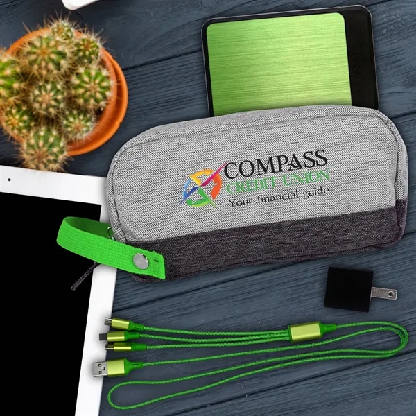 Bay Vivid Power Bank, Cable & Wall Set... from ASI 30208 A P Specialties / AP Specialties