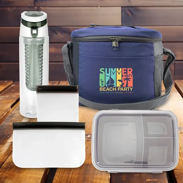 Modern Food Storage Lunch & Bottle Set... from ASI 30208 A P Specialties / AP Specialties