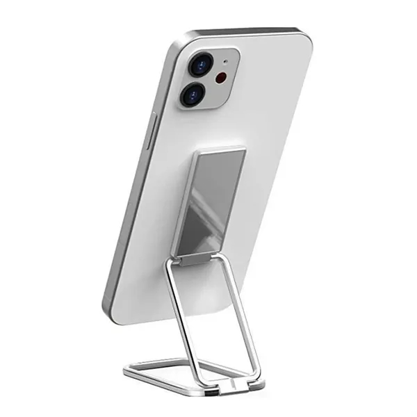 Metal foldable finger grip phone stand plus laser engraving on 1... from ASI 37218 Athena Promo (tm)