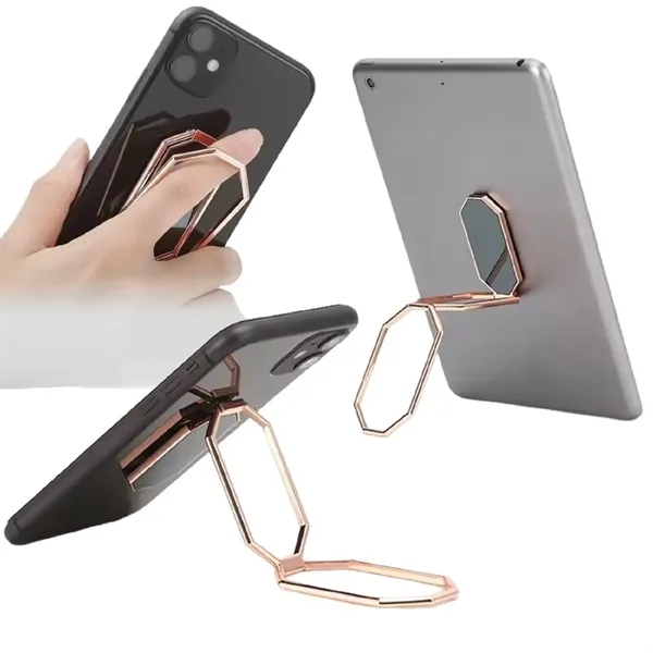 Metal foldable ring buckle grip phone stand plus laser engraving on... from ASI 37218 Athena Promo (tm)