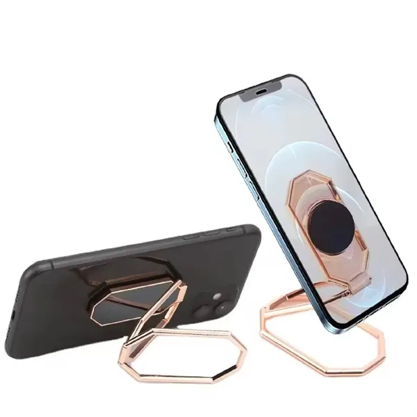 Metal foldable ring buckle grip phone stand plus laser engraving on... from ASI 37218 Athena Promo (tm)
