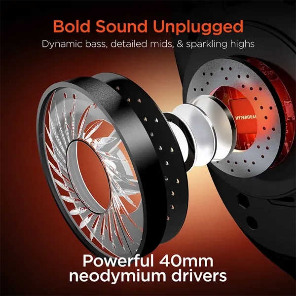 The Vibe Wireless Headphones combine stunning stereo sound, the latest quick... from ASI 61005 Hirsch Gift Inc