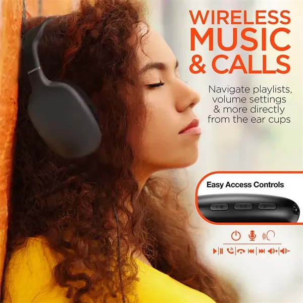 The Vibe Wireless Headphones combine stunning stereo sound, the latest quick... from ASI 61005 Hirsch Gift Inc