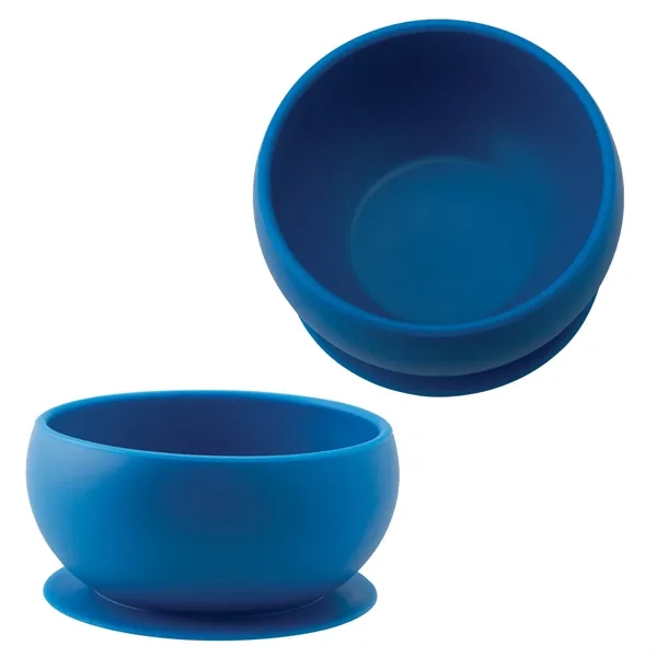 Silicone bowl with a suction base that adheres firmly to surfaces.... from ASI 62190 Illini