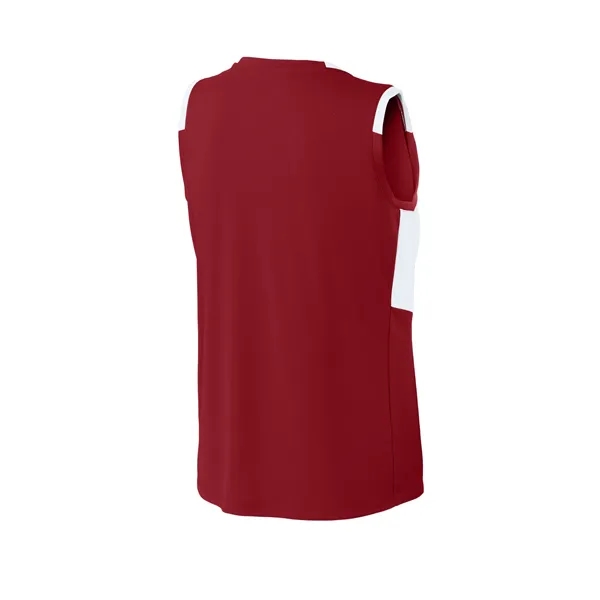 Sport-Tek Women's Club Sleeveless V-Neck... from ASI 84863 SanMar