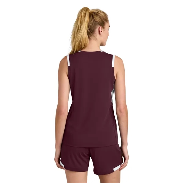 Sport-Tek Women's Club Sleeveless V-Neck... from ASI 84863 SanMar