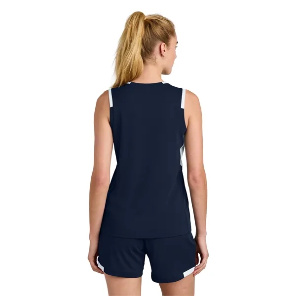 Sport-Tek Women's Club Sleeveless V-Neck... from ASI 84863 SanMar