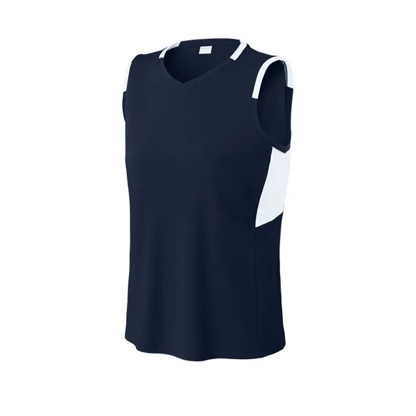 Sport-Tek Women's Club Sleeveless V-Neck... from ASI 84863 SanMar