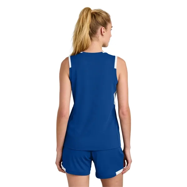 Sport-Tek Women's Club Sleeveless V-Neck... from ASI 84863 SanMar