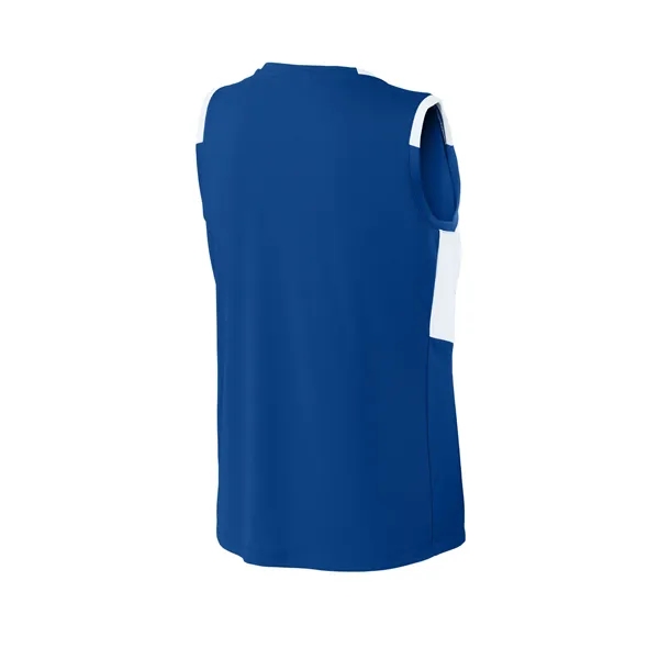 Sport-Tek Women's Club Sleeveless V-Neck... from ASI 84863 SanMar