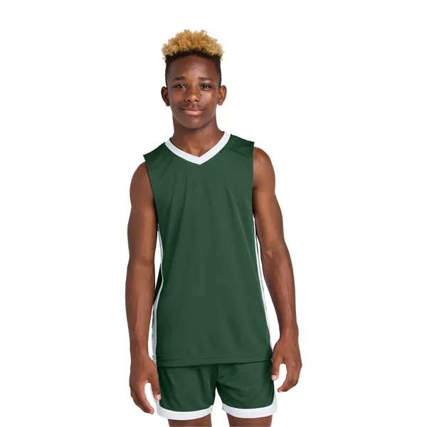 Sport-Tek Youth Rival Basketball Rev Jersey... from ASI 84863 SanMar