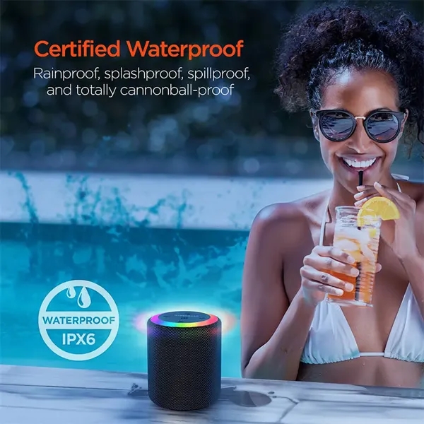HELLO HALO. Meet your new pool party speaker, designed with IPX6... from ASI 61005 Hirsch Gift Inc