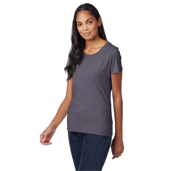 Women's contoured, side-seamed T-shirt made of preshrunk cotton in several available... from ASI 34063 alphabroder