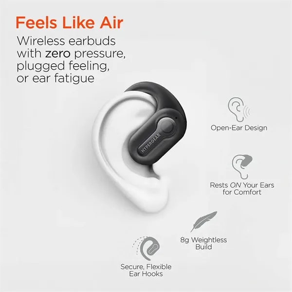 Feels Like Air. With their open-ear design, the ultra-light AeroFlex 360... from ASI 61005 Hirsch Gift Inc