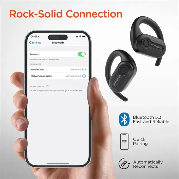 Feels Like Air. With their open-ear design, the ultra-light AeroFlex 360... from ASI 61005 Hirsch Gift Inc