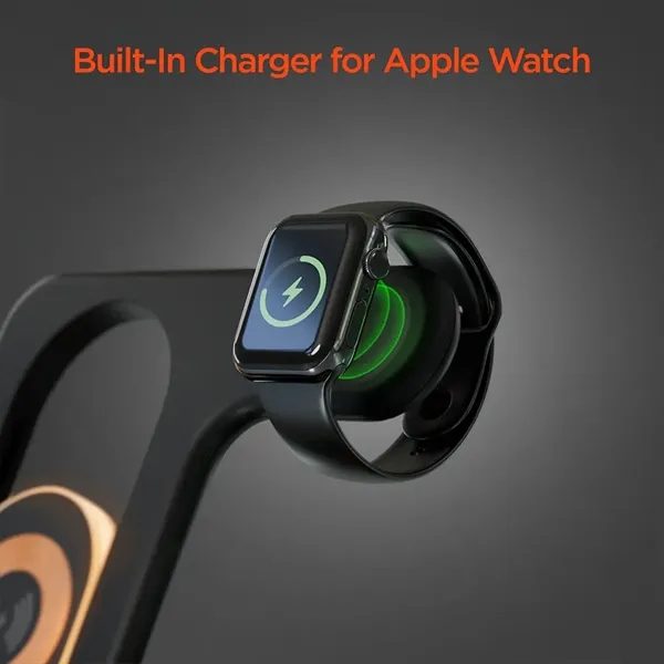 4-in-1 Desktop Charging. Wireless charging for your iPhone, Apple Watch, and... from ASI 61005 Hirsch Gift Inc