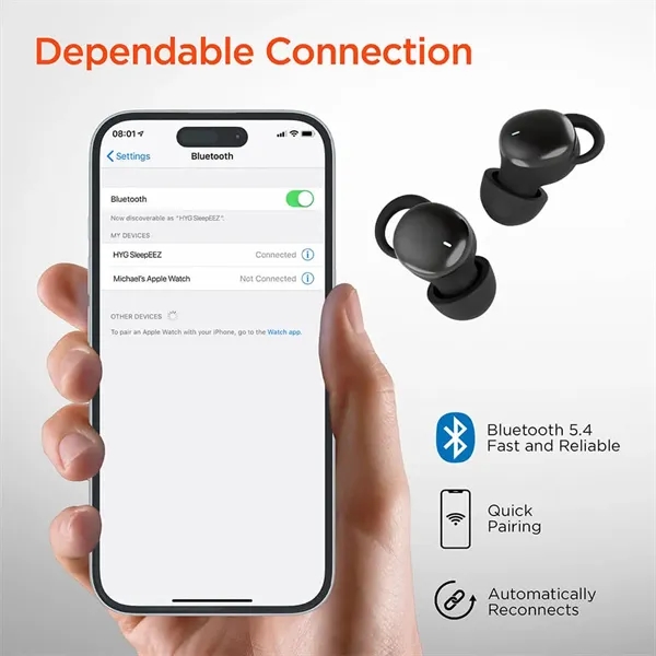 Earbuds Designed for Sleep. Ease into better sleep with SleepEEZ mini... from ASI 61005 Hirsch Gift Inc