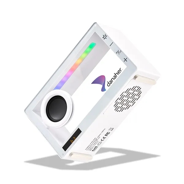 The Iridesco Transparent Bluetooth Speaker delivers immersive 5W sound and vibrant... from ASI 91435 Tomax USA