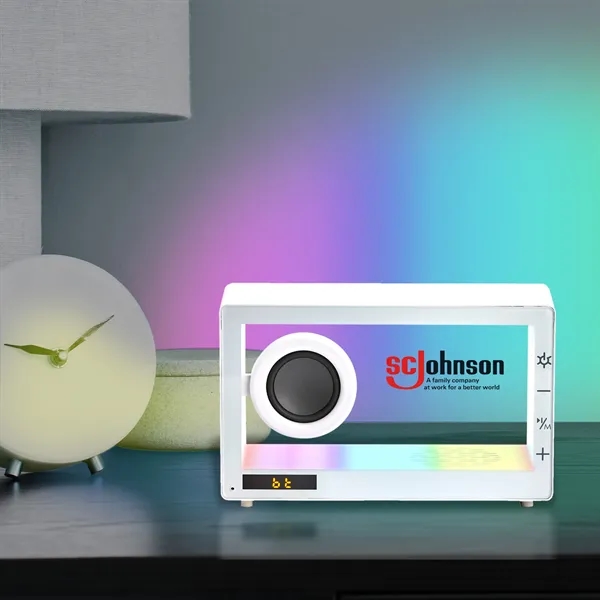 The Iridesco Transparent Bluetooth Speaker delivers immersive 5W sound and vibrant... from ASI 91435 Tomax USA