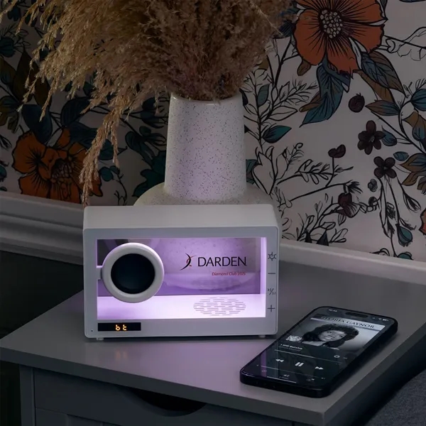 The Iridesco Transparent Bluetooth Speaker delivers immersive 5W sound and vibrant... from ASI 91435 Tomax USA