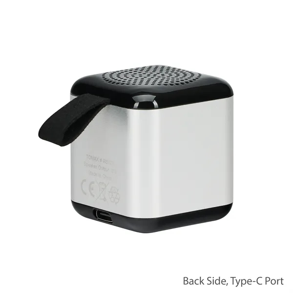 Elios: Compact 3W metallic Bluetooth speaker with 2-hour playtime, TWS pairing,... from ASI 91435 Tomax USA