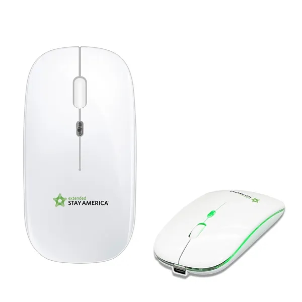 The Lumapoint Mouse features vibrant LED edge lights, a 500 mAh... from ASI 91435 Tomax USA