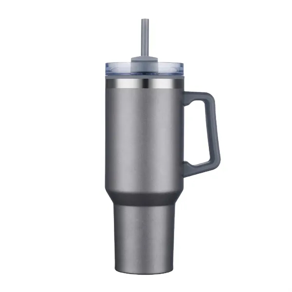 40 oz. Double Wall Insulated Travel Mug with Handle and Straw... from ASI 39820 Opusline (Benmex)
