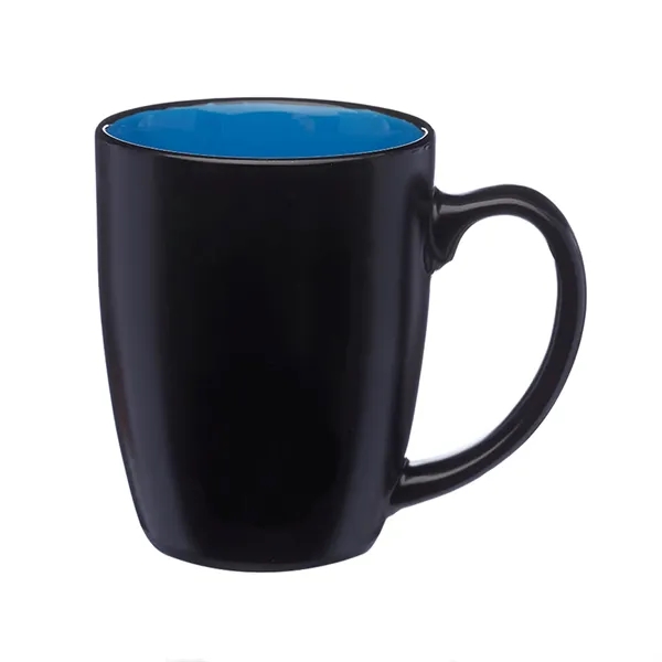 Dual-tone coffee mug of 12 oz. capacity plus 1 color silkscreen... from ASI 37218 Athena Promo (tm)