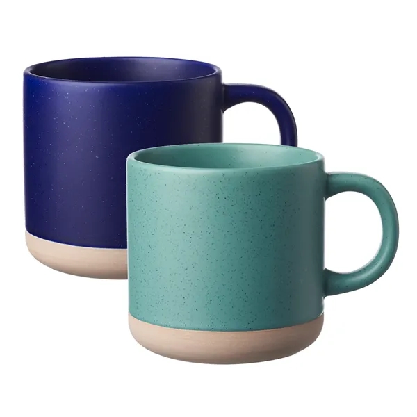 11 oz speckled clay coffee mug plus 1 color silkscreen imprint... from ASI 37218 Athena Promo (tm)