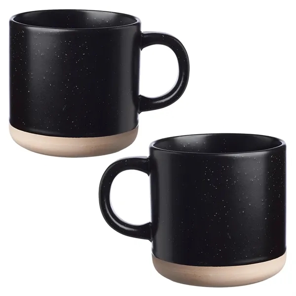 11 oz speckled clay coffee mug plus 1 color silkscreen imprint... from ASI 37218 Athena Promo (tm)