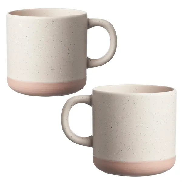 11 oz speckled clay coffee mug plus 1 color silkscreen imprint... from ASI 37218 Athena Promo (tm)