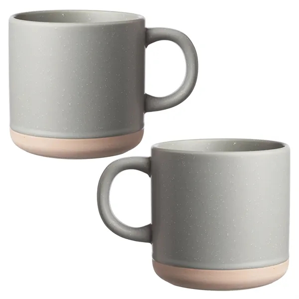 11 oz speckled clay coffee mug plus 1 color silkscreen imprint... from ASI 37218 Athena Promo (tm)